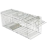 Gardigo Marderfalle Lebendfalle I Falle für Marder, Hasen, Katzen, Füchse I Schnell, einfach zusammengebaut I Größe 66 x 23 x 26