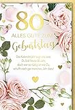 Verlag Dominique - 80. Geburtstag mit Briefumschlag
