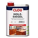 CLOU Holz-Siegel Tischlerlack: Premium Klarlack zur Lackierung von Möbeln, Treppen, Parkett und im Garten, matt, 0,25 L