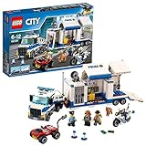 LEGO 60139 City Mobile Einsatzzentrale, Polizei-Motorrad und LKW, Spielzeug für Kinder ab 6 Jahre, Konstruktionsspielzeug