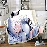 Waschmaschinenfest Morgens Ark Wurfdecken Nap Decke Klimaanlage Schal Auto Reisedecke Cartoon Sommer Klimaanlage Quilt Decke Abdeckung Siesta Sofa Blanket Fans Otaku Favorite Wohnk