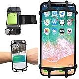 ZZZDirge 360 ° drehbares Sportarmband kompatibel mit iPhone 5S SE 6 6S 7 8 X Plus iPod Android Samsung Galaxy S5 S6 S7 S20 Laufen Fitness Wandern (gesund grün)