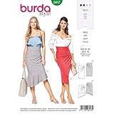 Burda B6417 Schnittmuster 6417 Rock, weiß, de 34 à 44 (36 à 46 FR)