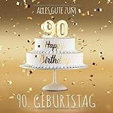 Alles Gute zum 90. Geburtstag: Gästebuch zum Eintragen mit 110 Seiten - Edition G