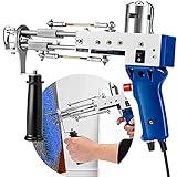 SEAAN Electric Carpet Tufting Gun, Cut Pile Rug Tufting Gun 5-40 Schritte /s Teppichbeflockungsmaschine, Home DIY Essential Tools, Industriestick