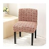 Stuhlabdeckung Haushalt Super-Fit Stretch Herausnehmbare waschbare Kurz Dining Chair-Schutz-Abdeckung Sitz Slipcover for Hotel, Esszimmer, Feierliche Veranstaltung, Bankett Hochzeit W