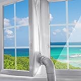 Platte für Klimaanlage Auslassfensterabdeckung für mobile Klimaanlage Fenster Dichtung Tuch Auslass Dichtungsset (Color : Sliding door2.1x0.9m)