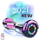 MARKBOARD Hoverboards, Self Balancing Scooter 6.5' Elektro Scooter Hover Scooter Board Skateboard - Eingebaute Bluetooth Lautsp