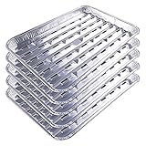 GREENROCK Grillschalen Aluminium (5 Packungen je 5 Stück) – Aluschalen für Fleisch, Fisch, Gemüse etc. – Aluschalen Grill schützen vor dem Anb