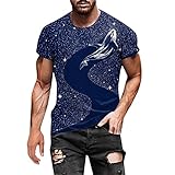 Herren Bunt 3D Druck Rundhals Casual Street Mode Sport Spaß Motiv Tops T-Shirt Fashion Streetstyle Sommer Grafik Kurzarm Gym Beiläufige Männer Bodybuilder Training
