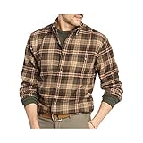 Arrow Men's Long Sleeve Saranac Flannel In Forest Night, Forest Night, X-Larg