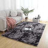Teppich Super Soft Seide Plüsch Touch Bereich Anti-Rutsch Flauschig Flauschig Bunt Batikfärbung Heimdekoration Schlafzimmer Kinderzimmer Wohnzimmer Sofa Boden 1140x200