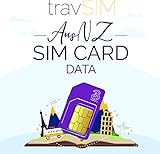 travSIM SIM Karte für Australien & Neuseeland (Three UK SIM Karte) Gültig für 60 Tage - 3GB Mobile Daten – Australien Neuseeland UK Three SIM Karte – Kostenloses Roaming in 71+ R