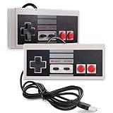 TRIXES 2er Pack NES Controller - USB Retro Gaming Joypads für PC Computer MAC Raspberry Pi Wii U
