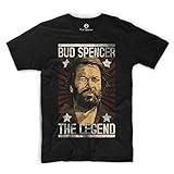 Bud Spencer - LEGEND - T-Shirt (XL) , Farbe - Schw