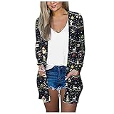 HHOP Weihnachten Langarmshirt v Ausschnitt Damen Tshirt Oversize Bluse Damen leicht Bluse Damen lang Bluse Kleid Sommer Damen Jeans Boyfriend Damen Damen Pullover Cashmere Pullover D