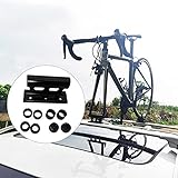 Fahrraddachhalterung, Fahrradträger, Verriegelungshalterung für Anhängerkupplung, Montage auf Fahrrad-Blockgabel mit Schnellsp