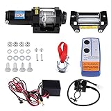 EBTOOLS Seilwinde, Seilwinde Seil korrosionsbeständig 12V 4,8 mm × 15 m für Positive Lastk