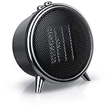 Brandson - Keramik Heizlüfter - Ventilator - 1500 Watt - Zwei Leistungsstufen - stufenlose Temperaturregelung - Keramik-Heizelement - Ventilationsfunktion - Thermosicherung - Umkipp