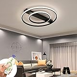 MIWOOHO 72W LED Deckenleuchte Dimmbar LED Deckenlampe Wohnzimmer Lampe Schlafzimmer Küche Leuchte Modern Design [Energieklasse A++]