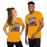 Lowrider with Pinup, Bad to The Bone, Unisex Premium T-Shirt, XS - 5XL - Gold/L