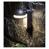 ZZDJ Outdoor Induktion Wandleuchte Villa Garten Eingangslampe Modern Minimalist LED Wasserdichter Gang-Balkonlampe Außenwandlampe im Freien 0926