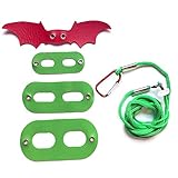 SHURROW Verstellbares Lizard Leash Harness Set Weihnachten Bartagamen Lederkostüm Leine Gü