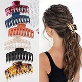 6 Stück Große Haarklammer,11cm Vintage Einfache Klaue Clips Rutschfest Haarspangen, Haar-Accessoires für Frauen Damen M