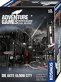 KOSMOS 695200 Adventure Games - Die Akte Gloom City. Entdeckt die Story, Kooperatives Gesellschaftsspiel für 1 bis 4 Spieler ab 16 Jahre, spannendes Abenteuer-Sp