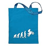 Kiwistar Evolution Motocross Motorrad Tragetasche Baumwolltasche Stoffbeutel Umhängetasche langer Henk