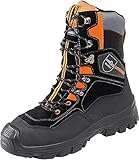 Lupriflex Sportive Hunter 3-630 Schnittschutzstiefel Klasse 1 schwarz Sicherheitsstiefel, Größe:38 EU