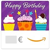 Digitaler Amazon.de Gutschein (Happy Birthday Cupcakes)