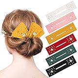 6 Stücke Haarknoten Makers mit Perlen Haar Geschickte Brötchen Haarverdreh Makers Haar Krone Twister Donut Brötchen Former Französisch Frisur Brötchen Makers für Frauen Mädchen, 6 Farb