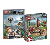 Collectix Lego Set - Jurassic World Flucht des Stygimoloch 76939 + Jurassic World Rätselspaß für Dino-Fans (Softcover)