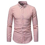 FUZHA Hemd Kurzarm Herren Bunte Kurzarm Lose Knöpfe Freizeithemd Bluse Trachtenhemd Herren Kariertes Hemd Slim Fit Langarm Freizeit Karohemd für modern fit Herrenhemd Langarm Button Down Krag