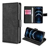 HUAYIJIE GKFGEY Flip Case für Samsung SM-G955FD Galaxy S8+ Duos Hülle Handy Ständer Cover Schw