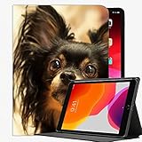 Für 2019 iPad Air 3 10.5 / 2017 iPad Pro 10,5 Zoll Fall, Hund Flaumy Lustige Augen Strabismus Fall Slim Shell Cover für iPad iPad Pro 10,5 Z