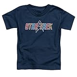 Star Trek - Kleinkinder Bunt Logo T-Shirt, 2T, Navy