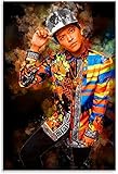 Leinwand kunst 40x60cm Kein Rahmen Bruno Mars Kunst Poster Bilder Interieur für Zuhause Wand Leinwand Kunstdrucke Malerei Dek