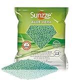 Sunzze Wachsperlen Aloe Vera zur Haarentfernung, Brazilian Waxing, Wachsbohnen, Heisswachs, wax beans/beads, 1kg