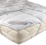 PROCAVE Matratzen-Schoner Micro-Comfort in Verschiedenen Größen, Matratzen-Auflage 100% aus Deutschland, Unterbett Soft-Matratzen-Topper, Matratzenschutz Boxspring-Betten geeignet, Made in Germany 200x200