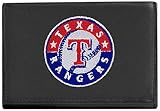 MLB Texas Rangers Geldbörse aus echtem Rindsleder, dreifach faltb