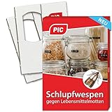 PIC Schlupfwespen gegen Lebensmittelmotten, 2 Karten à 3 Lieferungen, biologische, nachhaltige und chemiefreie Alternative zur klassischen Mottenbekämpfung