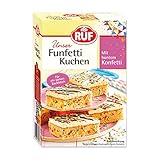 RUF Funfetti Blechkuchen mit buntem Konfetti, 1 x 750 g