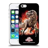 Head Case Designs Offiziell Offizielle Jurassic World T-Rex VS. Velociraptors Schluessel Kunst Soft Gel Handyhülle Hülle kompatibel mit Apple iPhone 5 / iPhone 5s / iPhone SE 2016