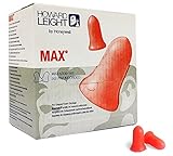 Howard Leight MAX Weichschaum Ohne Kordel Earplugs NRR 33dB 200