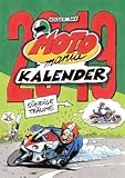 MOTOmania - Kalender 2019 - Lappan-Verlag - Holger Aue - Wandkalender für Biker mit abgefahrenen Cartoons - 42 cm x 59,4