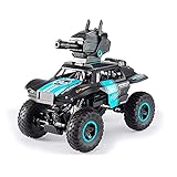 YSKCSRY Wasserbombe Fernbedienung Auto RC Panzer Kinder Militärspielzeug 4WD Hobby RC Autos Für Erwachsene & Kinder, Scale Akku 4x4 Monster Truck, Panzer Cooles Spielzeug Geschenk Für Jung