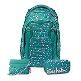 Ranzenfee & Koffertroll Satch Match Happy Confetti Schulrucksack Set 3tlg. Beauty & The School Ed. mit Kostenlosem Schneider Fü