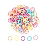 You&Lemon 100 Stück Klein Haargummi Elastische Haargummi Kinder Mädchen Mini Haarband Baby Mehrfarbig S
